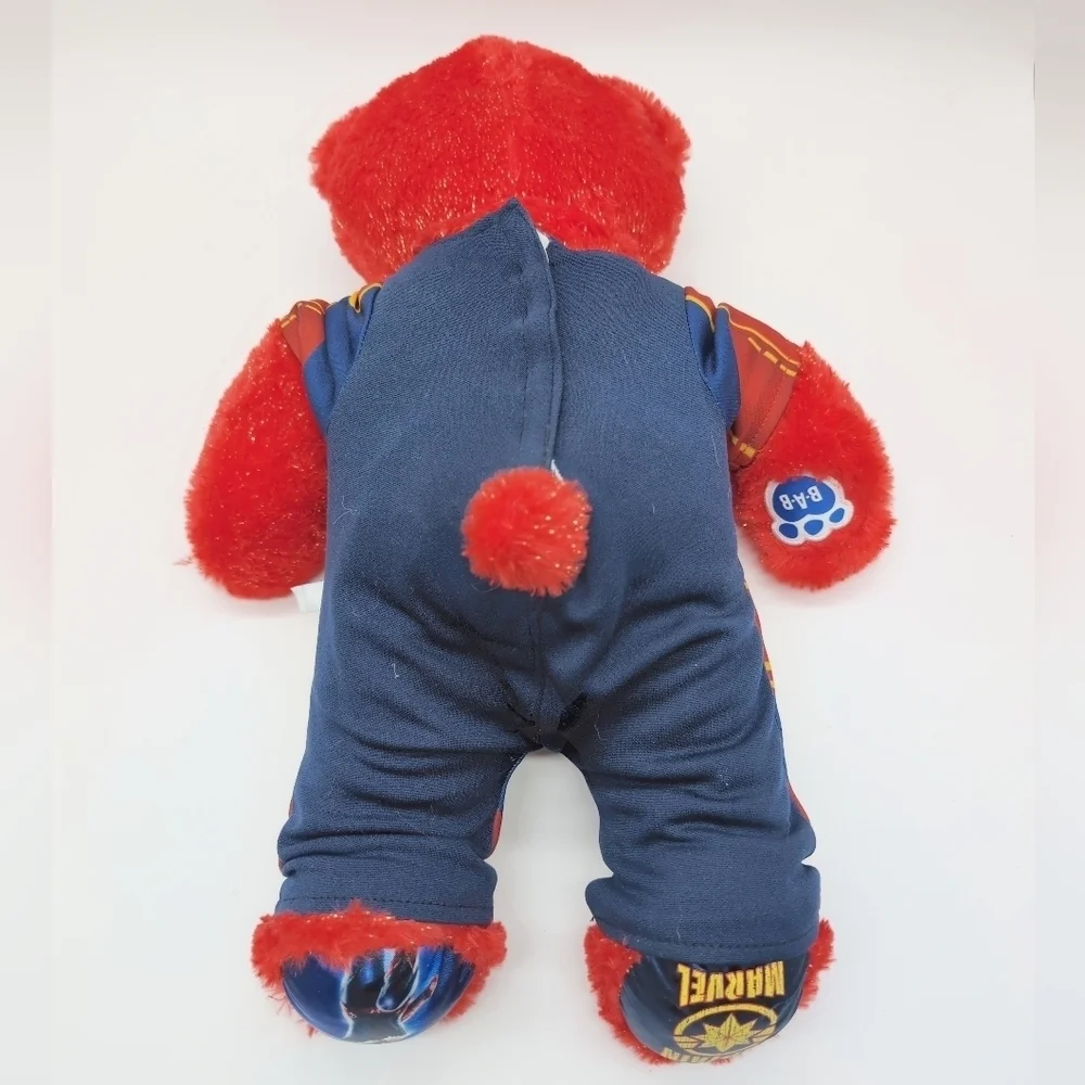 Marvel Captain Marvel Plush Build A Bear - Red Sparkle